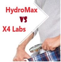 Bathmate HydroMax vs X4 Labs comparisons